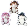 Set 3 Llaveros De Gato Minino Peluche Hermosos Gatitos Cat