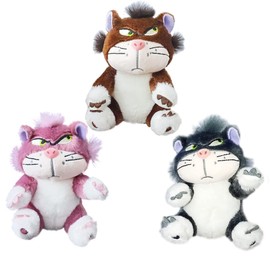 Set 3 Llaveros De Gato Minino Peluche Hermosos Gatitos Cat