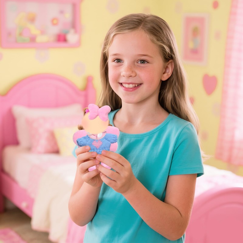 Xerteam 4 Puppenkleidung Zubehör für 12–17 cm Plüsch Puppen, Blauer