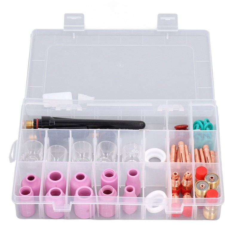 TIG Welding Torch Accessories Glass Cups Gas Lens Chuck Alumina