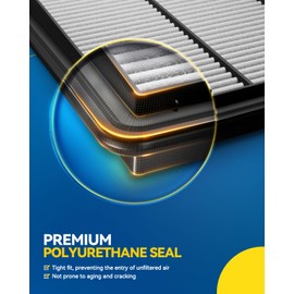 PHILTOP Engine air filter CA12941 Replacement for 2021-2025 Kia Seltos 1.6L, 2.0L, Rigid Panel