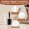 36 Pcs Empty Mascara Tubes with Wand (3ml), Refillable Eyelash