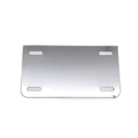 V-Twin 42-1547 Chrome 4" x 7" License Plate Frame Backing Plate for Motorcycles