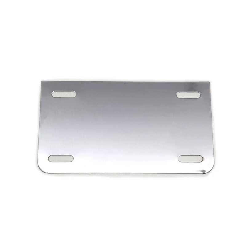 V-Twin 42-1547 Chrome 4" x 7" License Plate Frame Backing