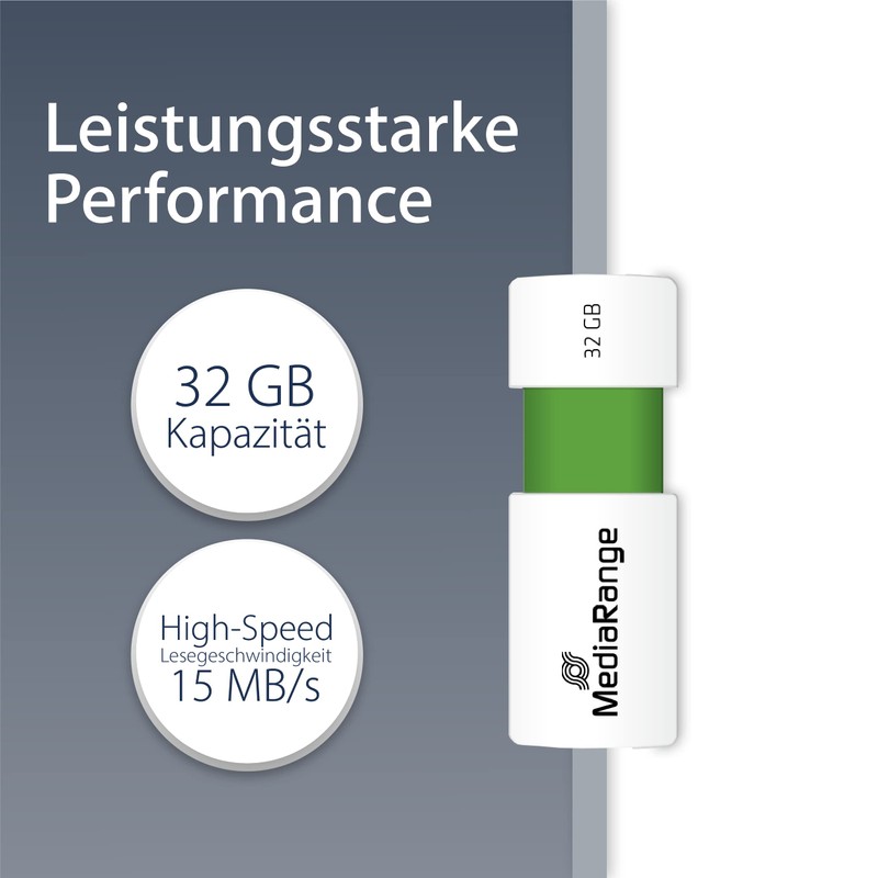 MediaRange MR971 USB Stick Blue