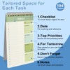 OFFCUP 2 Pack To Do List Notebook, Undated Daily Planner