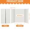 Ctosree 36 Pcs 14 * 22 Inch Tri Fold Poster