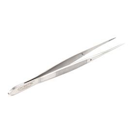 O'Creme Stainless Steel Precision Kitchen Tweezer Tongs 6.25" with Fine Tip (Silver)