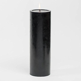 Richland 4"x12" Black Pillar Candle