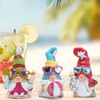 Hodao 3PCS Summer Gnomes Decor Sea Star Shell Handmade Beach