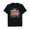 American Flag Beer Happy Labeer Day Funny Labor Day T-Shirt