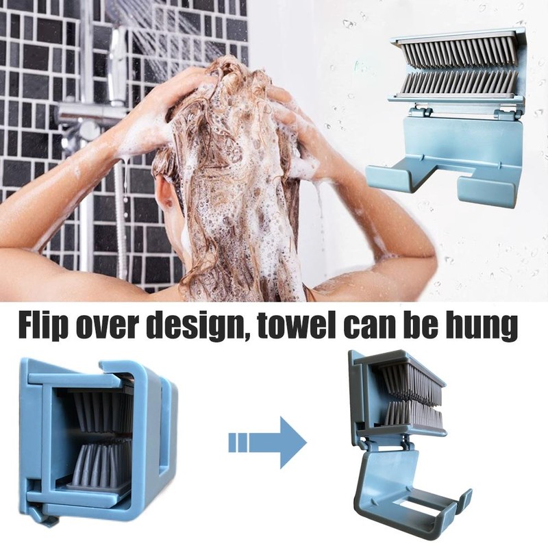 Hair Catcher Shower Wall Detachable Hair Collector Wall Mount Hair
