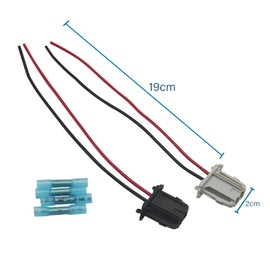 Arotzelox 2 x Cable Connectors Resistor Fan Heater 6441CE for Motorcycle Berlingo C3 C4 Jumpy Punto Corsa Partner Expert 55702441 Resistor