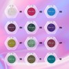 Shcoety 12pcs Infinite Glow optical chameleon eye shadow powder metallic