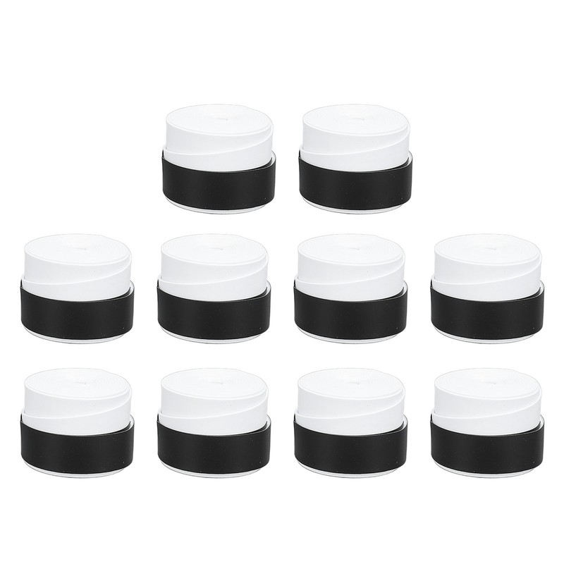 10Pcs Tennis Racket Grip Tape Anti Slip Comfortable Sweat Absorbent
