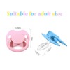 Landofgenie Adult Size Large Shield Pacifiers Bone Shaped Cutie Pacifier