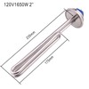 DERNORD 2 Inch (OD64) Tri-clamp 120V 1650W Foldback Heating Element