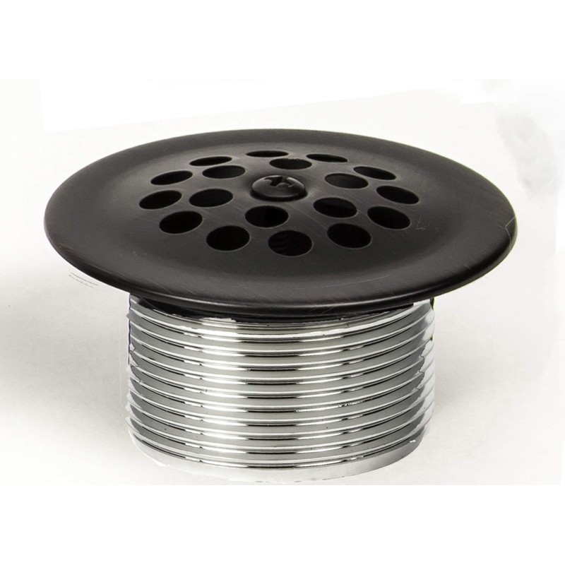 PF WaterWorks PF0972-ORB Bathtub Drain Assembly (Drainshoe, Traditional Strainer &