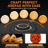 Baker's Friend Electric Arepas Maker with Browning Control, Mini Pancakes