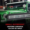 BLUEMOTOR Super Slim LED Light Bar,Single Row LED Work Driving