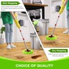 Baderke 3 Pack Chenille Mop Heads Replacements Compatible with 1
