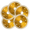 ZORUNNA 5Pcs Diamond Blade for Angle Grinder,Super Thin 4.5" Diamond