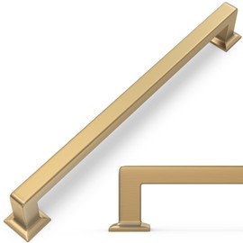 POVEFONK 6 Pack 12-3/5 inch(320mm) Champagne Bronze Kitchen Cabinet Handles Cabinet Pulls Gold Drawer Pulls Kitchen Cabinet Hardware Handles Dresser Handles