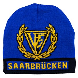 Generisch Saarbrücken Beanie Hat – 1903 – Meine Stadt-Mein Verein, blue, black, yellow
