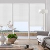 LazBlinds Cordless Cellular Blinds, No Drill Blackout Honeycomb Shades for