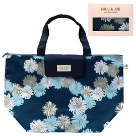 PAUL&JOE ACCESSOIRES 000769-0003-01 Paul & Joe Eco Bag/My Bag Ripleve Series Kryzantame (with package) (Navy Women's Paul & Joe Cat Motif, navy