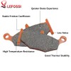 LE LEFOSSI Front Rear Carbon Fiber Brake Pads for Compatible