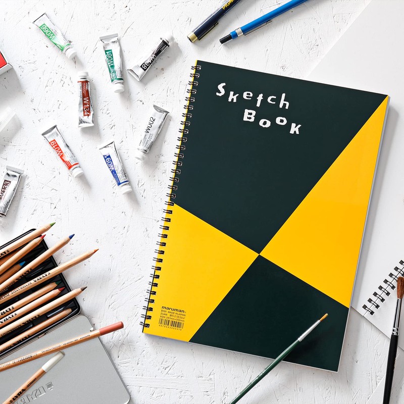 Maruman S160 Zuan Print Series Sketchbook, B6 Size, 4.8 x