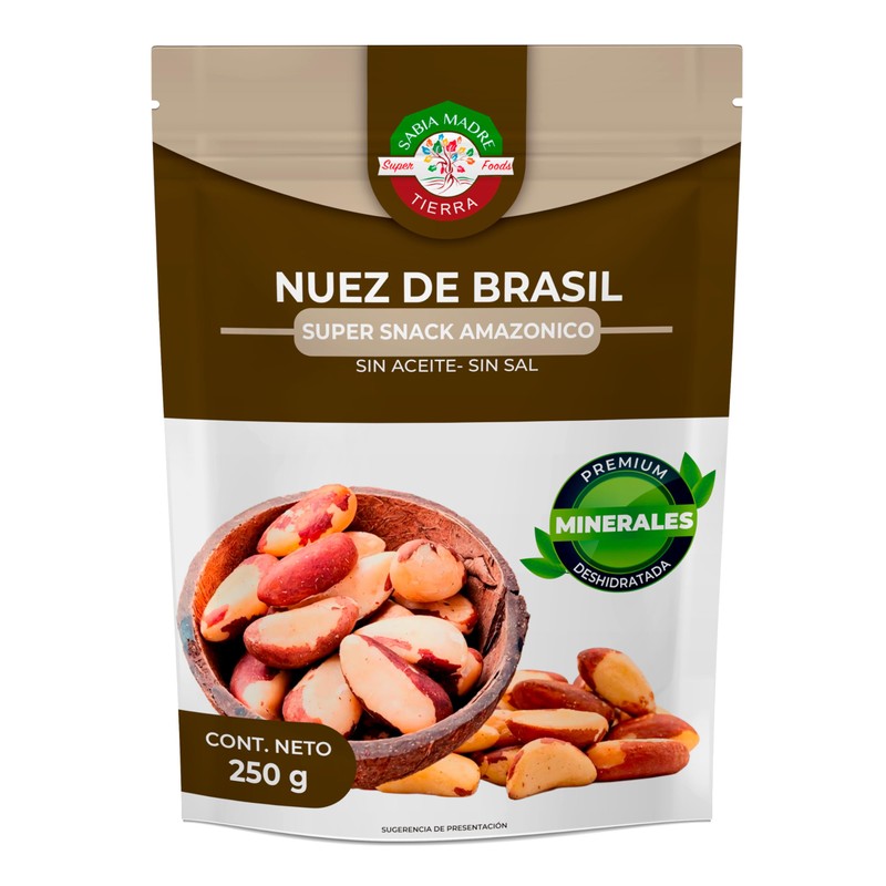 Nuez de Brasil 250g | Premium, Natural, Sin sal, Sin