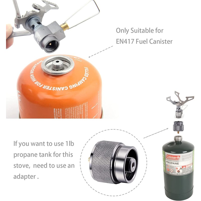BRS Stove BRS 3000T Stove Titanium Ultralight Backpacking Stove Portable