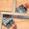 Cryfokt 4 Pcs Corner Clamp, Stainless Steel 90 Degree Right