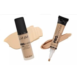 L.a. Girl Base Pro Matte + Corrector Hd - Tonos Disponibles