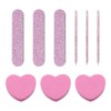 10 Sets Press on Nail Prep Kit Small Nail Files