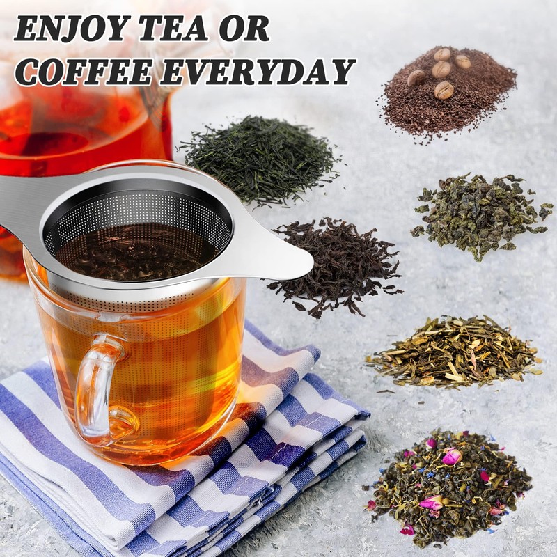 Tea Infuser Strainers, 18/8 Stainless Steel Loose Leaf Tea Strainer