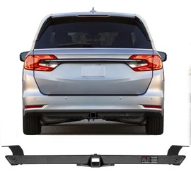 GNG 2" Hitch Receiver Compatible with 1999-2017 Honda Odyssey Receiver, Steel Black Textured, Trailer Hitch