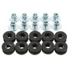 JDIEOQA 10Pcs Motorcycle Rubber Grommets Bolt Kit, Pressure Relief Motorbike