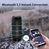 Bluetooth Speakers, MetaTronics Portable Speakers with IPX7 Waterproof Rating, 12H