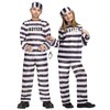 Fun World Convict Costume, Large 12-14, Multicolor
