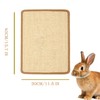 rabbit scratch mat