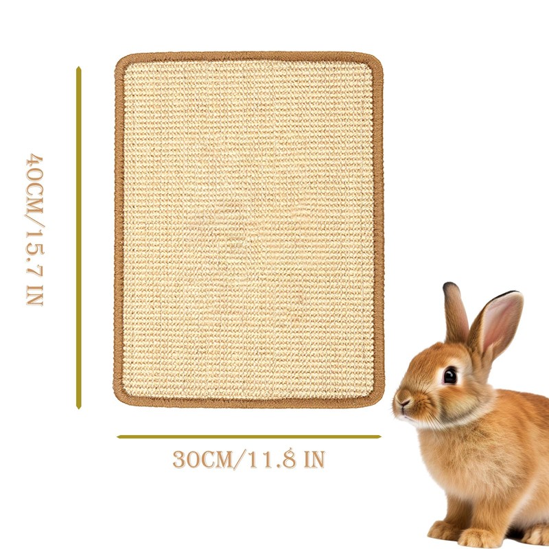 rabbit scratch mat
