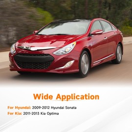 Kekadmai Upstream & Downstream O2 Oxygen Sensor Compatible with 2009-2012 Hyundai Sonata & 2011-2013 Kia Optima, Replaces OEM # 250-24913, 250-25017