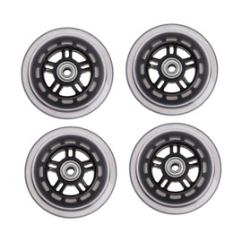 TEHAUX Roller Bag Replacement Wheels 4pcs 100mm Suitcase Caster Wheels Smooth Quiet Scooter Parts Random Style