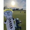 Grumpy Cartoon Character Golf Driver Headcover – PU Leather |