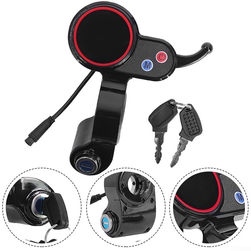 Electric Scooter LCD Display for H5 Electric Scooter Thumb Throttle