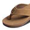 Reef Ojai Men's Sandal, Premium Suede, Soft Cushion Footbed, Tan,