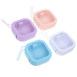 Ciieeo 4pcs Portable Hair Tie Organizer and Jewelry Holder Lightweight Travel Storage Case for Hair Accessories Easy Earrings and Clips